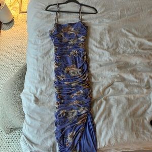 Lulus lilac floral dress size medium